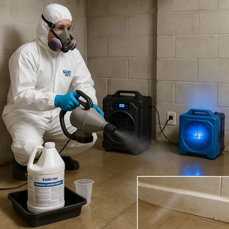 Sanitization and Odor Removal process in Mansfield, MA