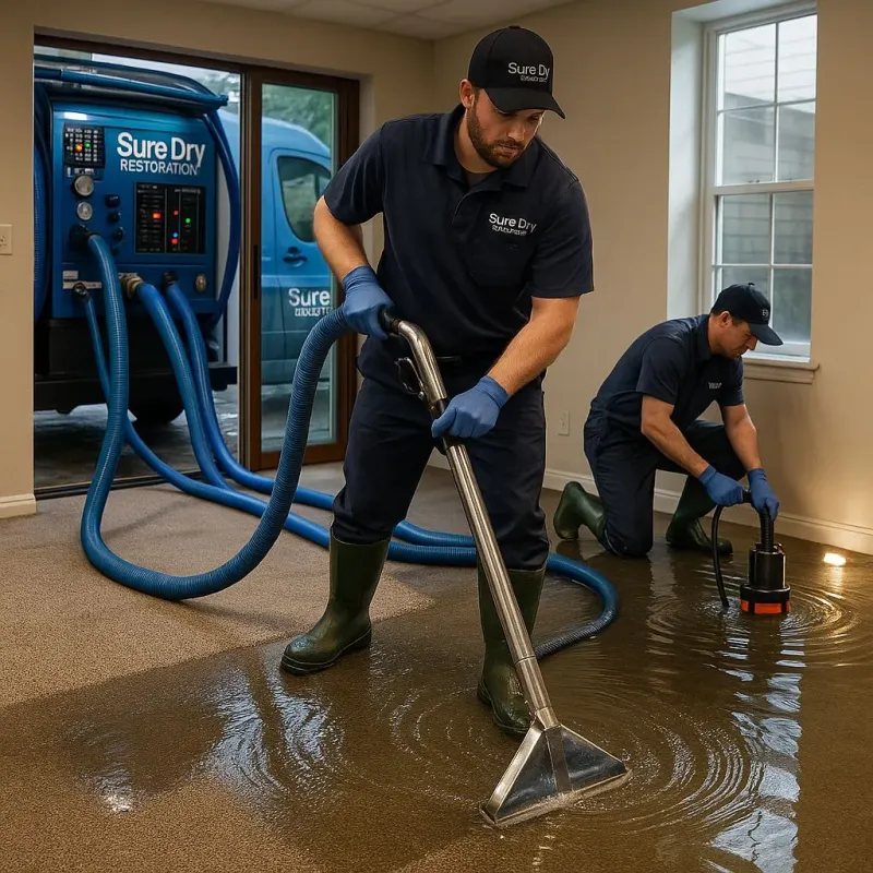 Water Extraction and Removal process in Mansfield, MA